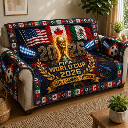World Cup 2026 Quilted Sofa Cover GFTOLAN235