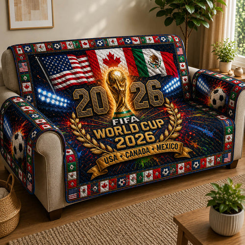 World Cup 2026 Quilted Sofa Cover GFTOLAN235