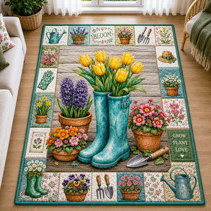 Bloom Boots Area Rug GFTOLAN24