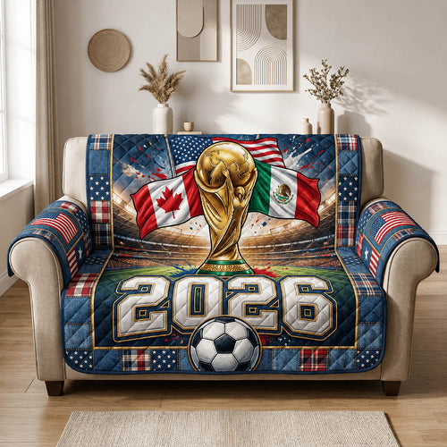 World Cup 2026 Quilted Sofa Cover GFTOLAN240