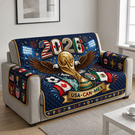 World Cup 2026 Quilted Sofa Cover GFTOLAN241