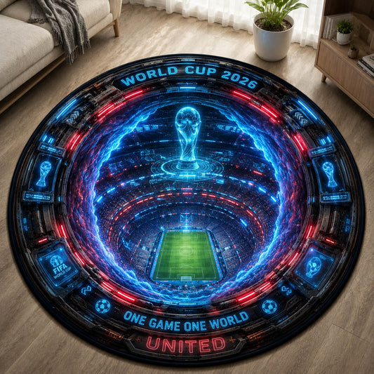World Cup Quilted Round Mat GFTOLAN244