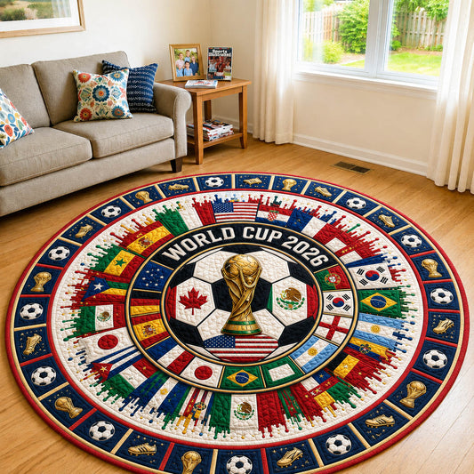 World Cup Quilted Round Mat GFTOLAN245