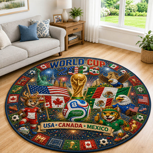 World Cup Quilted Round Mat GFTOLAN246