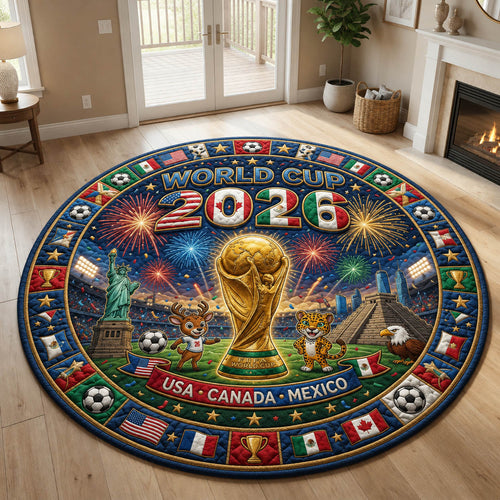 World Cup Quilted Round Mat GFTOLAN249