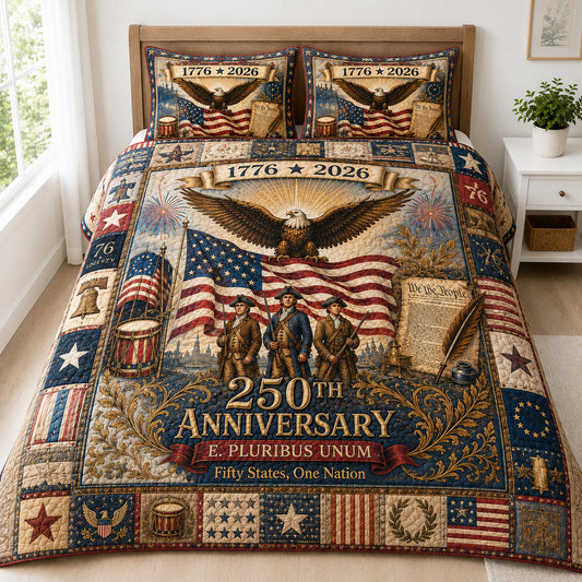 Liberty Honor 3-Piece Quilted Bedding Set GFTOLAN33
