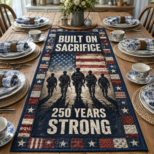 Freedom Sacrifice Quilted Table Runner GFTOLAN36