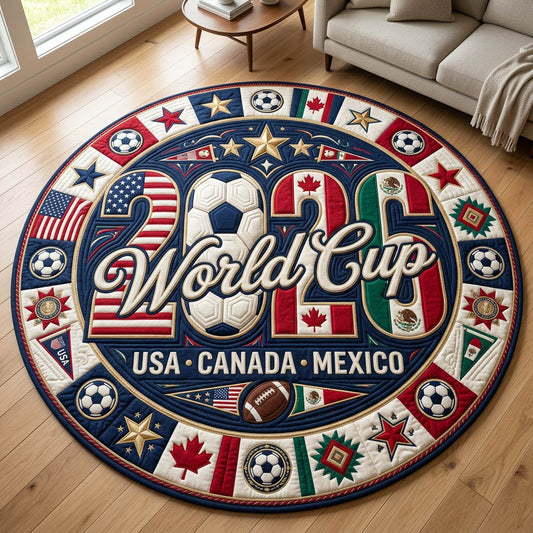 World Cup 2026 Quilted Round Mat GFTOLAN366