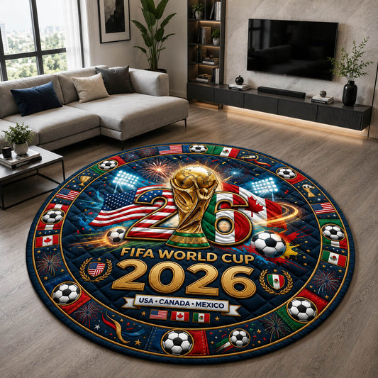 World Cup Quilted Round Mat GFTOLAN368