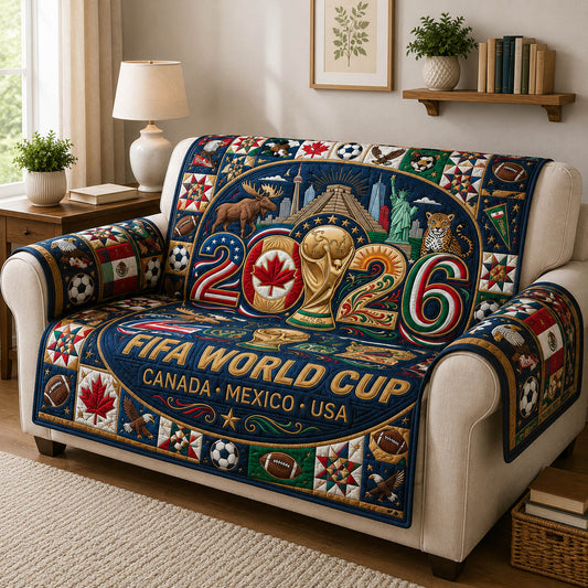 World Cup 2026 Quilted Sofa Cover GFTOLAN373