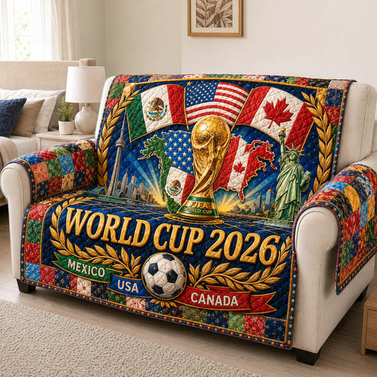 World Cup 2026 Quilted Sofa Cover GFTOLAN374