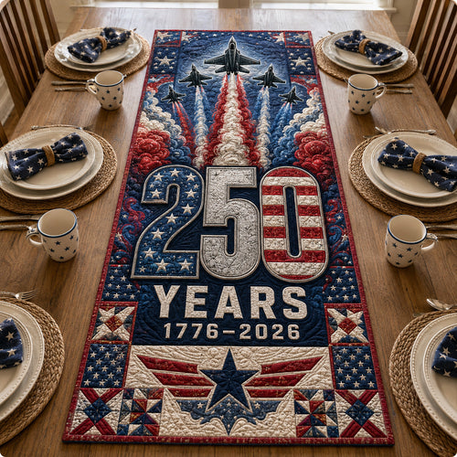 Freedom Squadron Quilted Table Runner GFTOLAN39