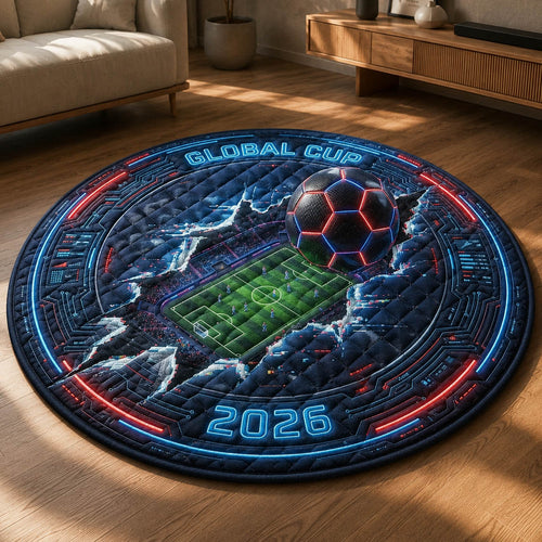 World Cup Quilted Round Mat GFTOLAN391
