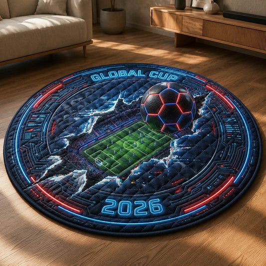 World Cup Quilted Round Mat GFTOLAN391