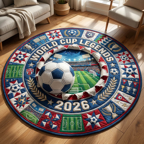 World Cup Quilted Round Mat GFTOLAN394