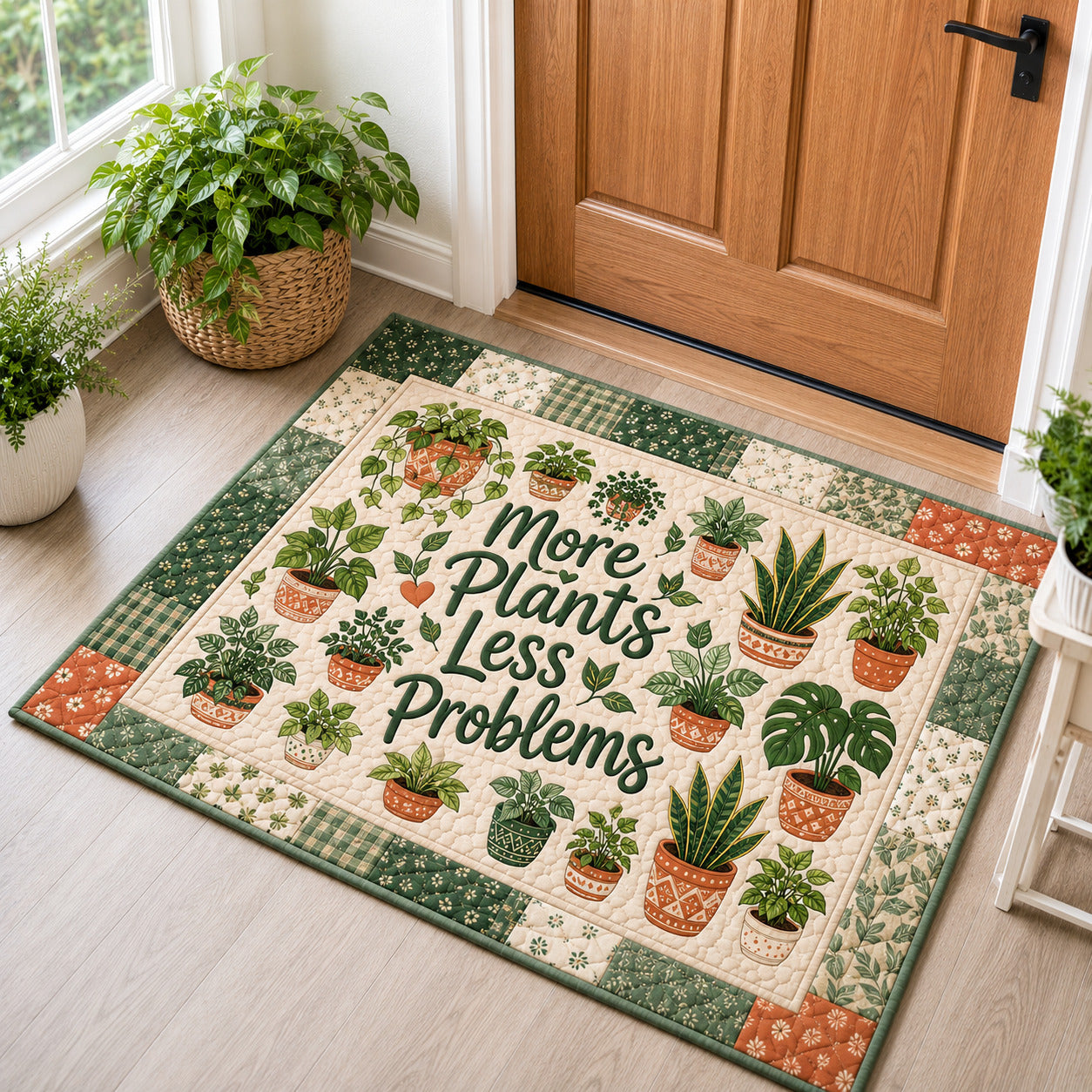 More Plants Less Problems Doormat GFTOLAN47
