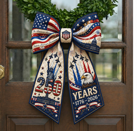 America 250 Quilted Wreath Sash GFTOLAN560
