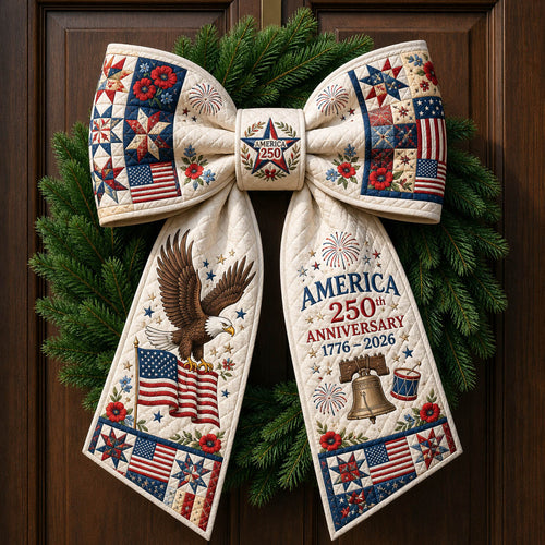 America 250 Quilted Wreath Sash GFTOLAN564