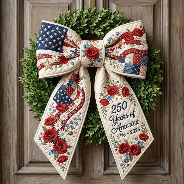 America 250 Quilted Wreath Sash GFTOLAN566