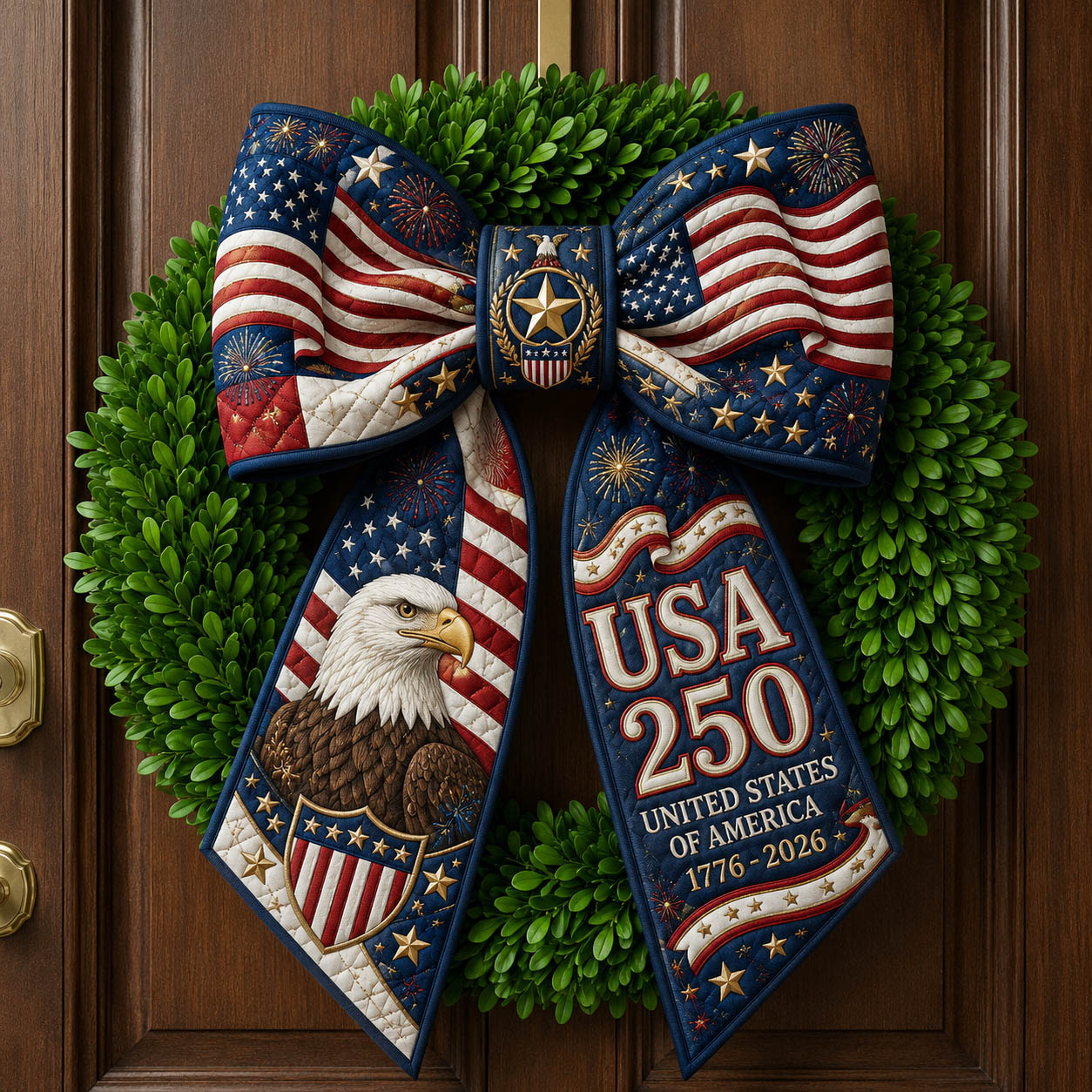 America 250 Quilted Wreath Sash GFTOLAN567