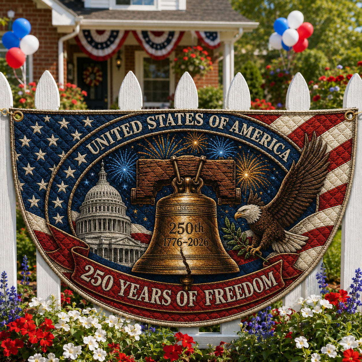 Liberty Bell Fan Flag GFTOLAN57