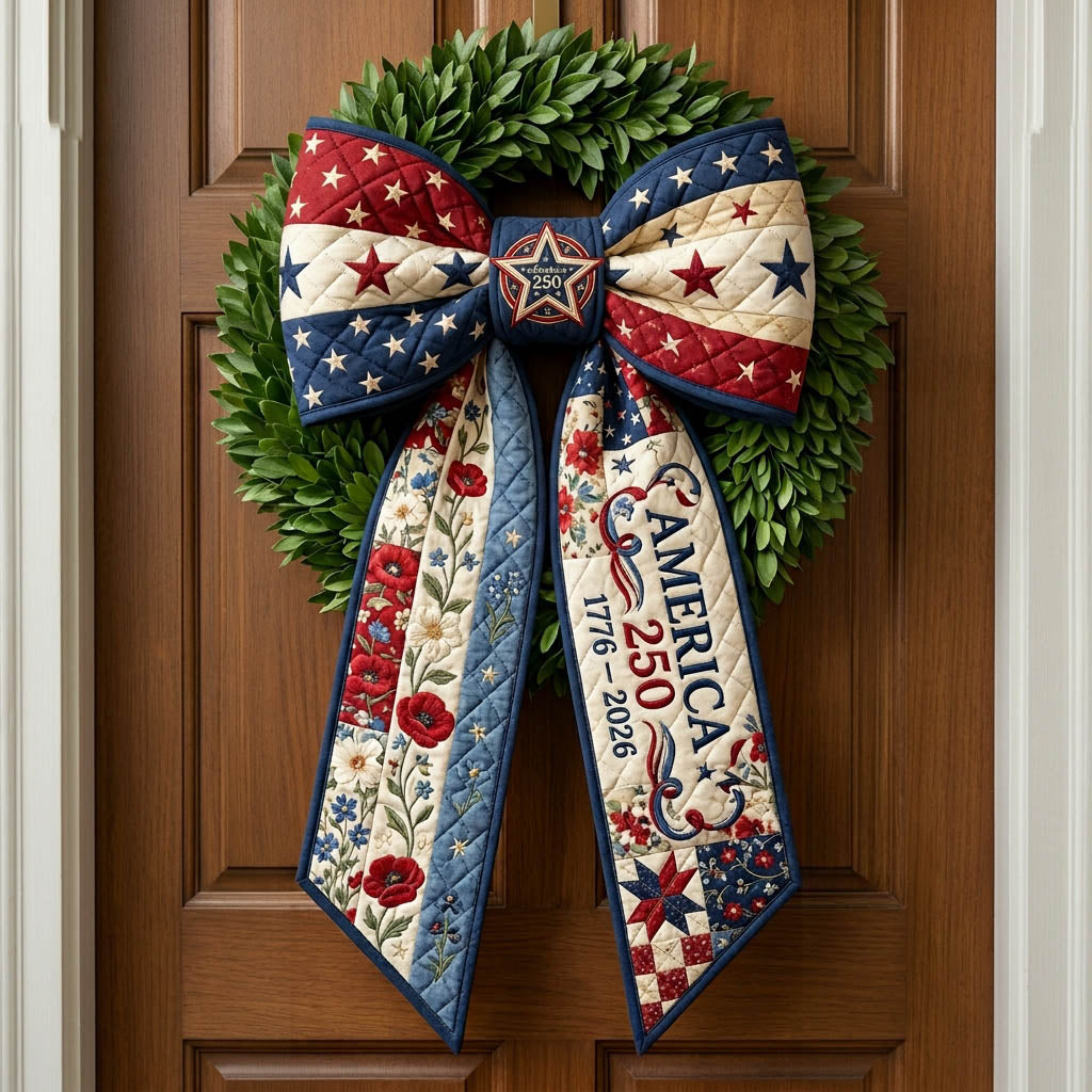 America 250 Quilted Wreath Sash GFTOLAN570