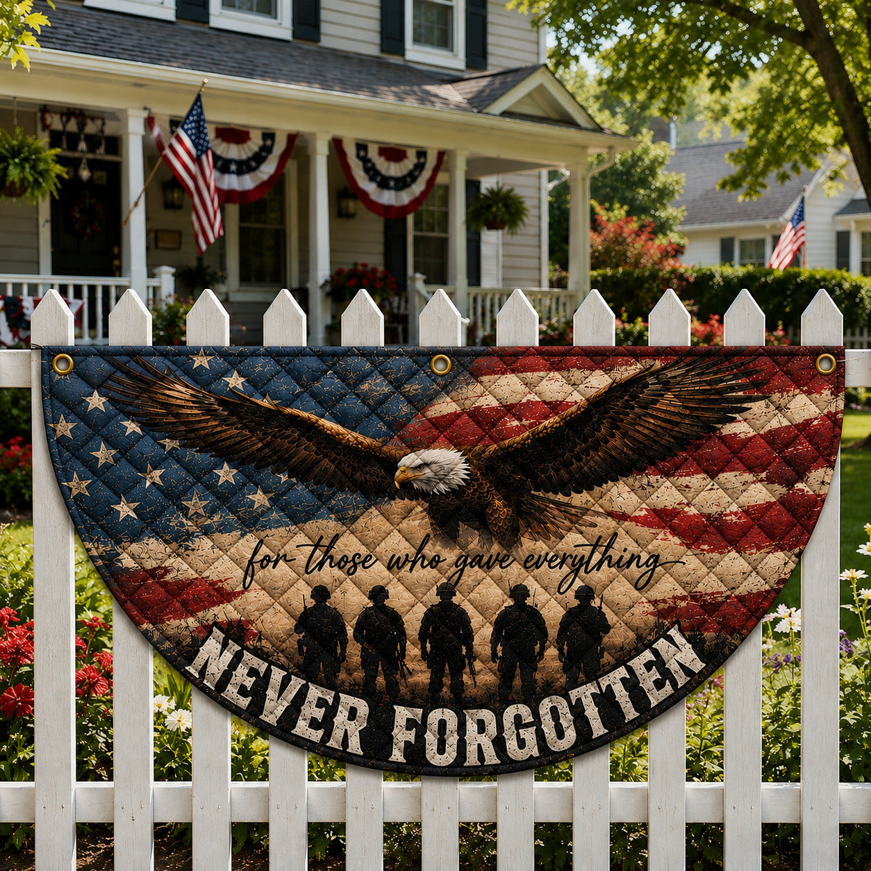 Never Forgotten Fan Flag GFTOLAN58
