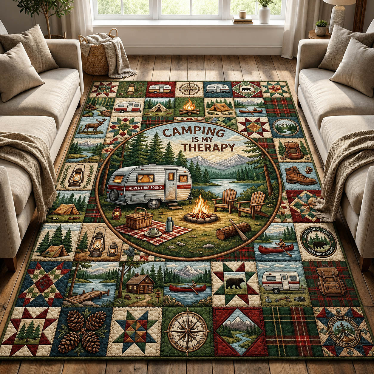 Camping Area Rug GFTOLAN581