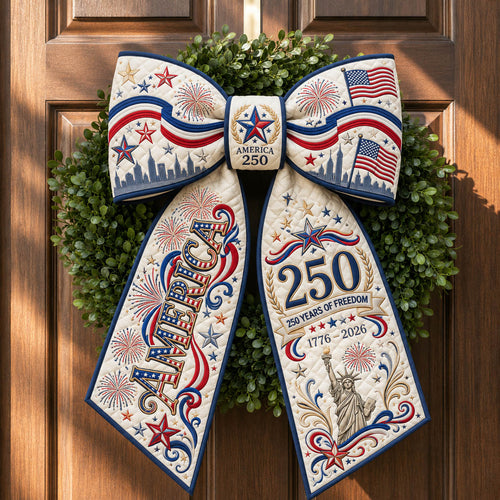 America 250 Quilted Wreath Sash GFTOLAN588