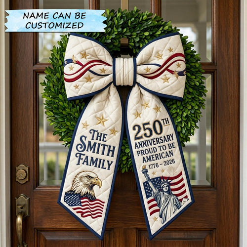 Patriotic America 250 Quilted Wreath Sash QTCUZ GFTOLAN595