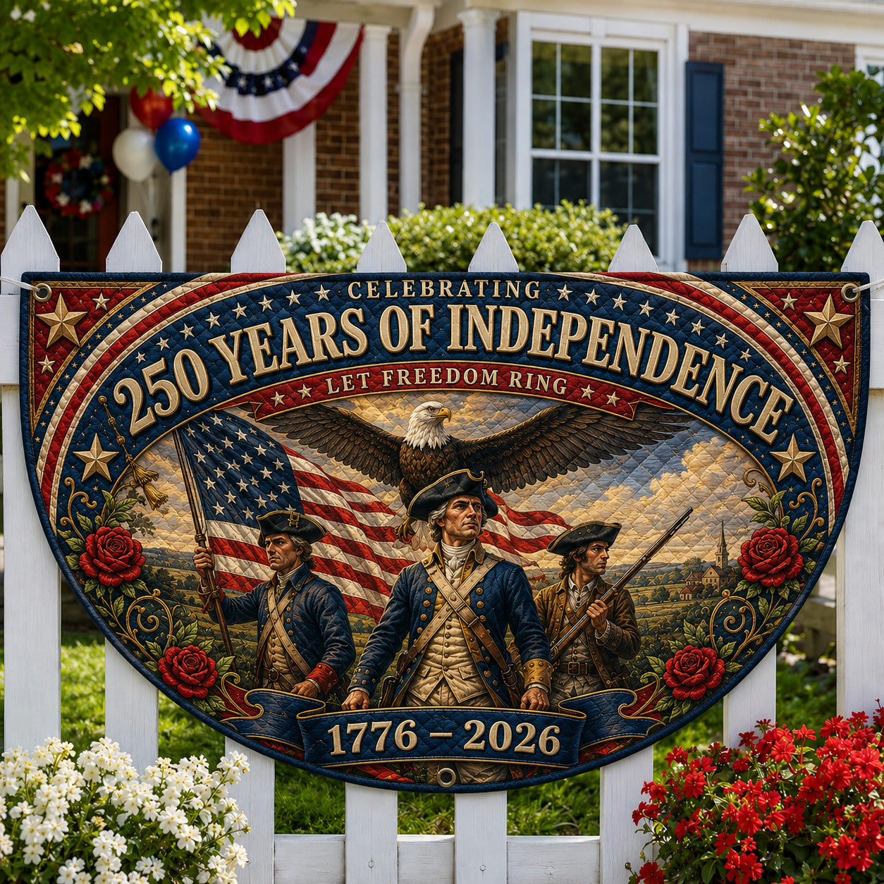 America 250 Fan Flag GFTOLAN60