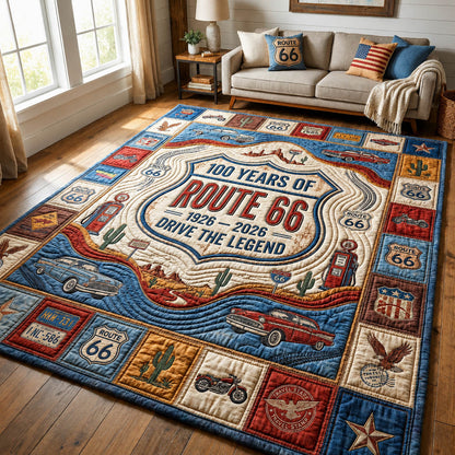 America Route 66 100 Years Area Rug GFTOLAN600