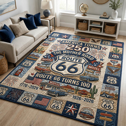 America Route 66 100 Years Area Rug GFTOLAN601