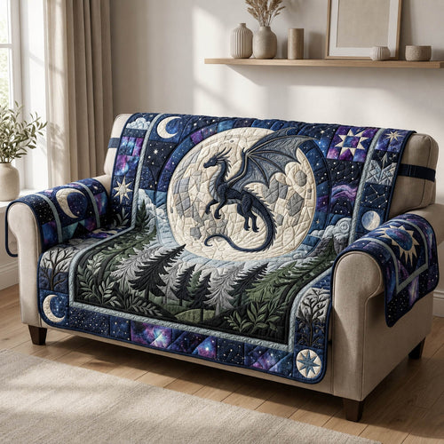 Mythic Dragon Quilted Sofa Cover GFTOLAN653