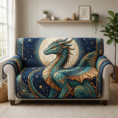 Mythic Dragon Quilted Sofa Cover GFTOLAN655