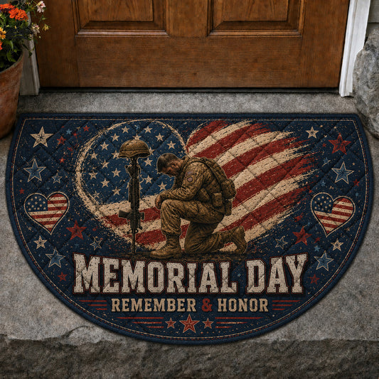 Memorial Day Quilted Welcome Mat GFTOLAN71