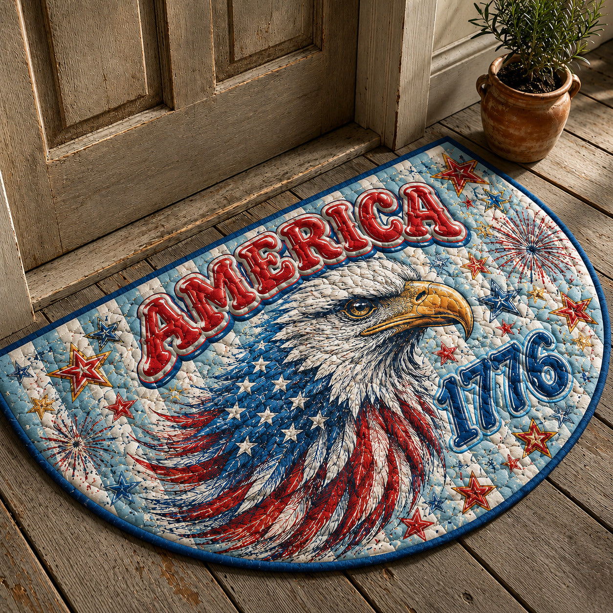 America 250 Quilted Welcome Mat GFTOLAN72
