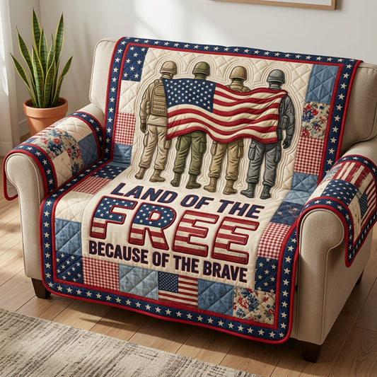 Land Of The Free Quilted Sofa Cover GFTOLAN75