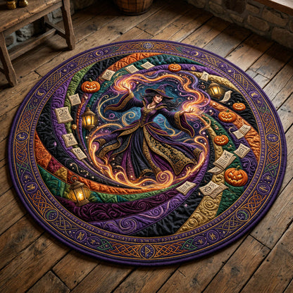 Magical Witch Quilted Round Mat GFTOLAN766