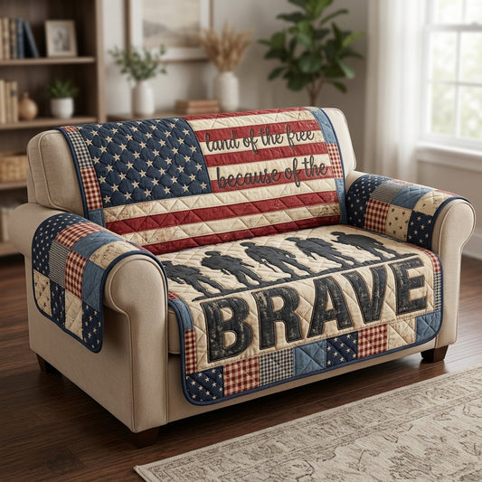 America 250 Quilted Sofa Cover GFTOLAN78