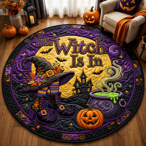 Witch Is In Quilted Round Mat GFTOLAN855