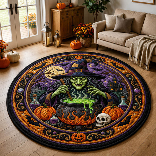 Magic Witch Quilted Round Mat GFTOLAN856
