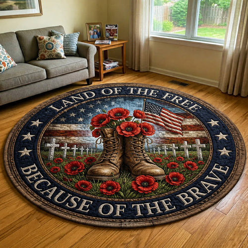 America 250 Quilted Round Mat GFTOLAN86