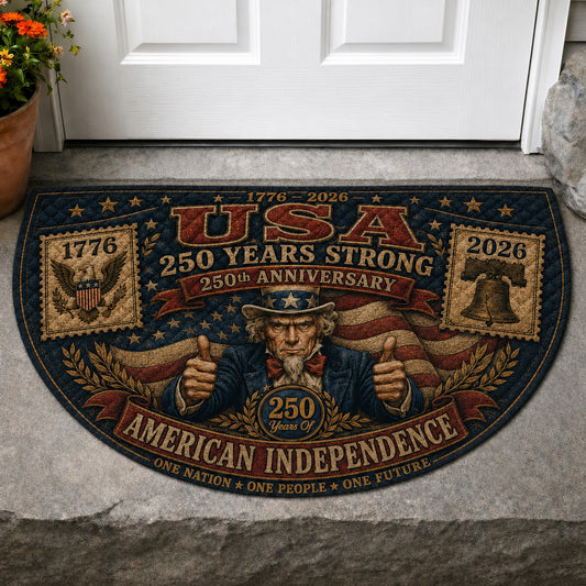 Uncle Sam USA Strong Quilted Welcome Mat GFTOLAN93