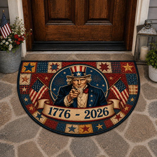 Uncle Sam Quilted Welcome Mat GFTOLAN94