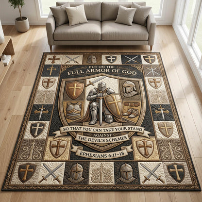 Put On The Full Armor Of God Area Rug GFTOLAN985