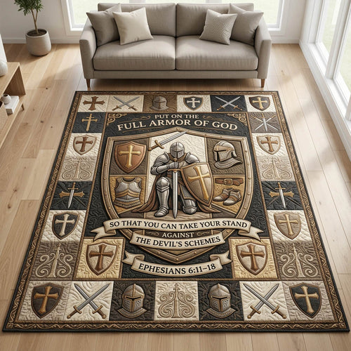 Put On The Full Armor Of God Area Rug GFTOLAN985