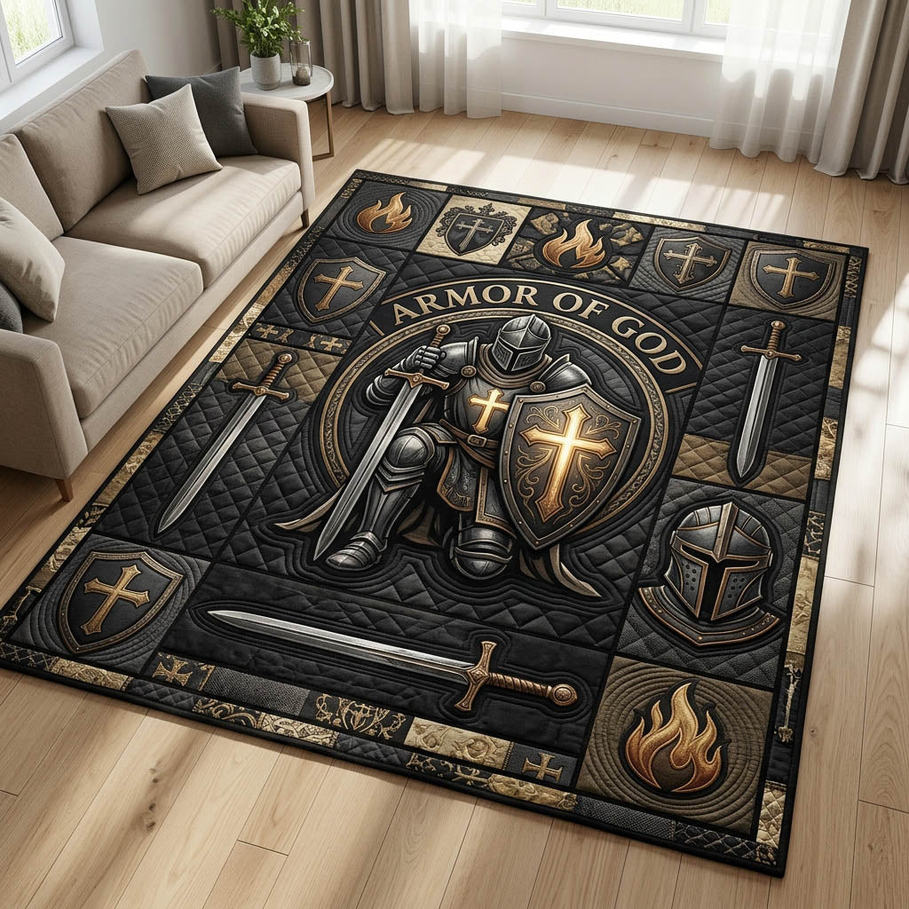 Put On The Full Armor Of God Area Rug GFTOLAN986