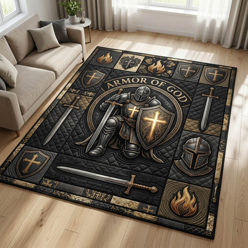 Put On The Full Armor Of God Area Rug GFTOLAN986