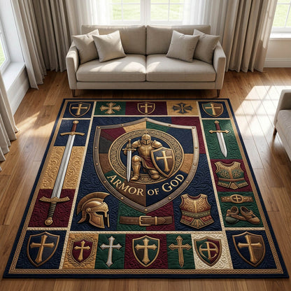 Put On The Full Armor Of God Area Rug GFTOLAN987